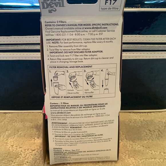 NEW 2 Dirt Devil Kone replacement filters - Picture 3 of 6
